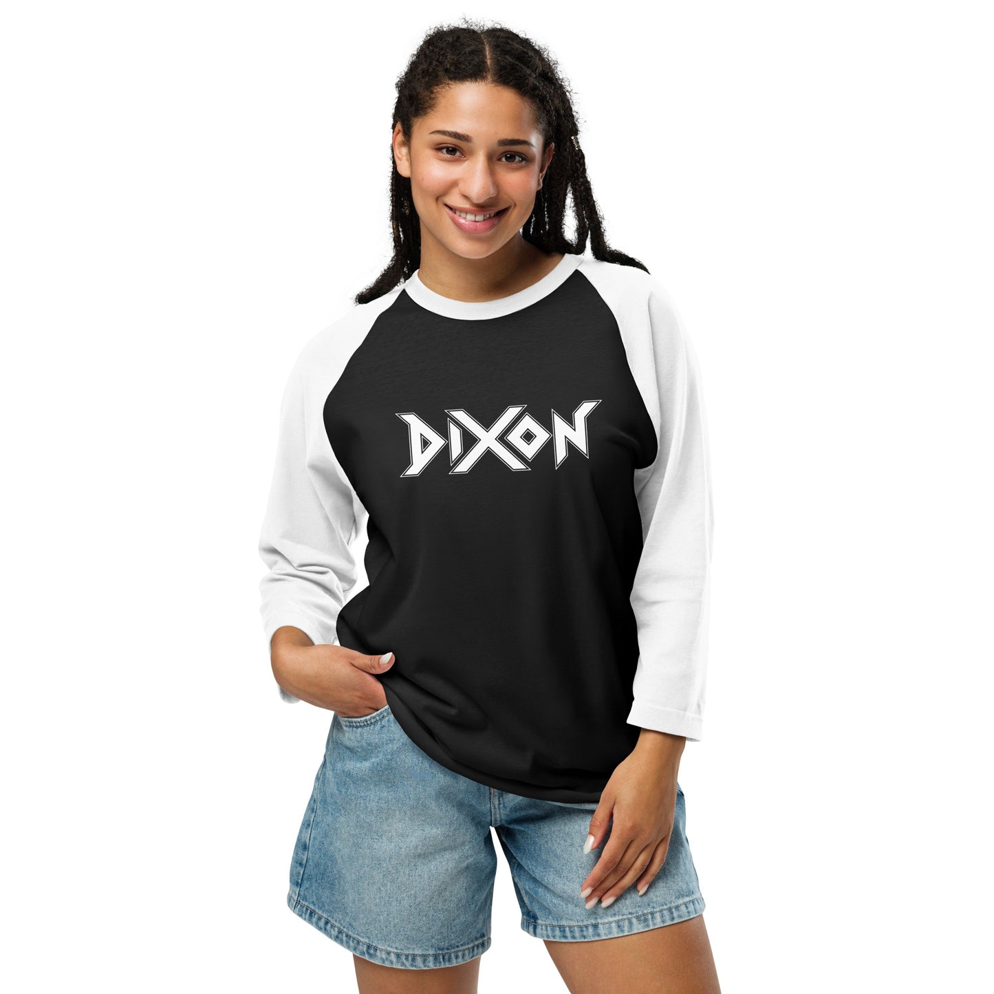 3/4 sleeve raglan shirt